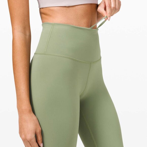 Lululemon Wunder Train High-Rise 25" Size 4  in Willow Green or Laurel Green - Picture 11 of 12